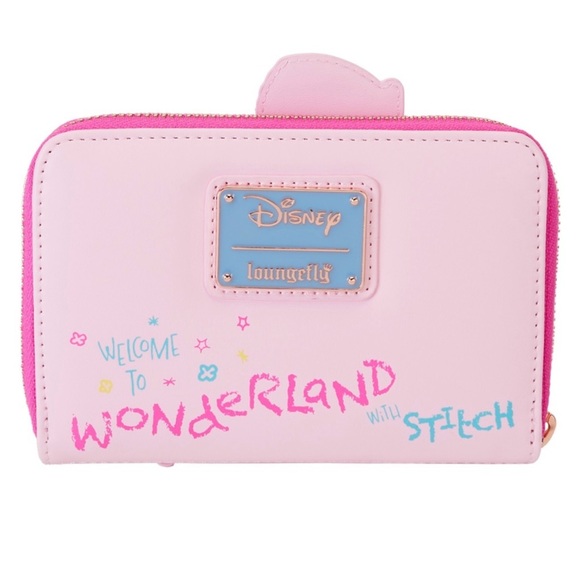Loungefly Disney 100 Stitch Dressed in Cheshire Cat Costume Wallet - Picture 3 of 5